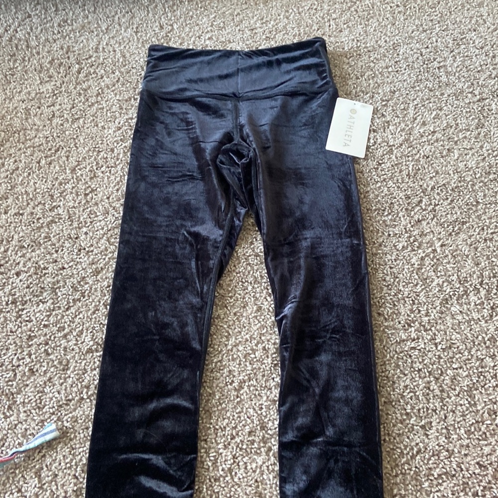 ATHLETA Elevation ultra high rise velvet tight